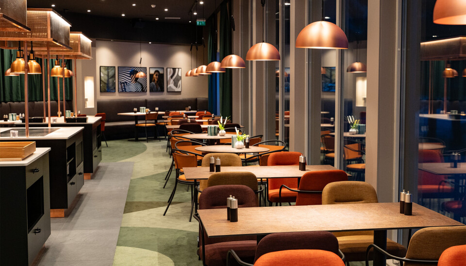 Nytt: Restauranten på Scandic Gardermoen er pusset opp og et nytt konsept er med på å doble kapasiteten.