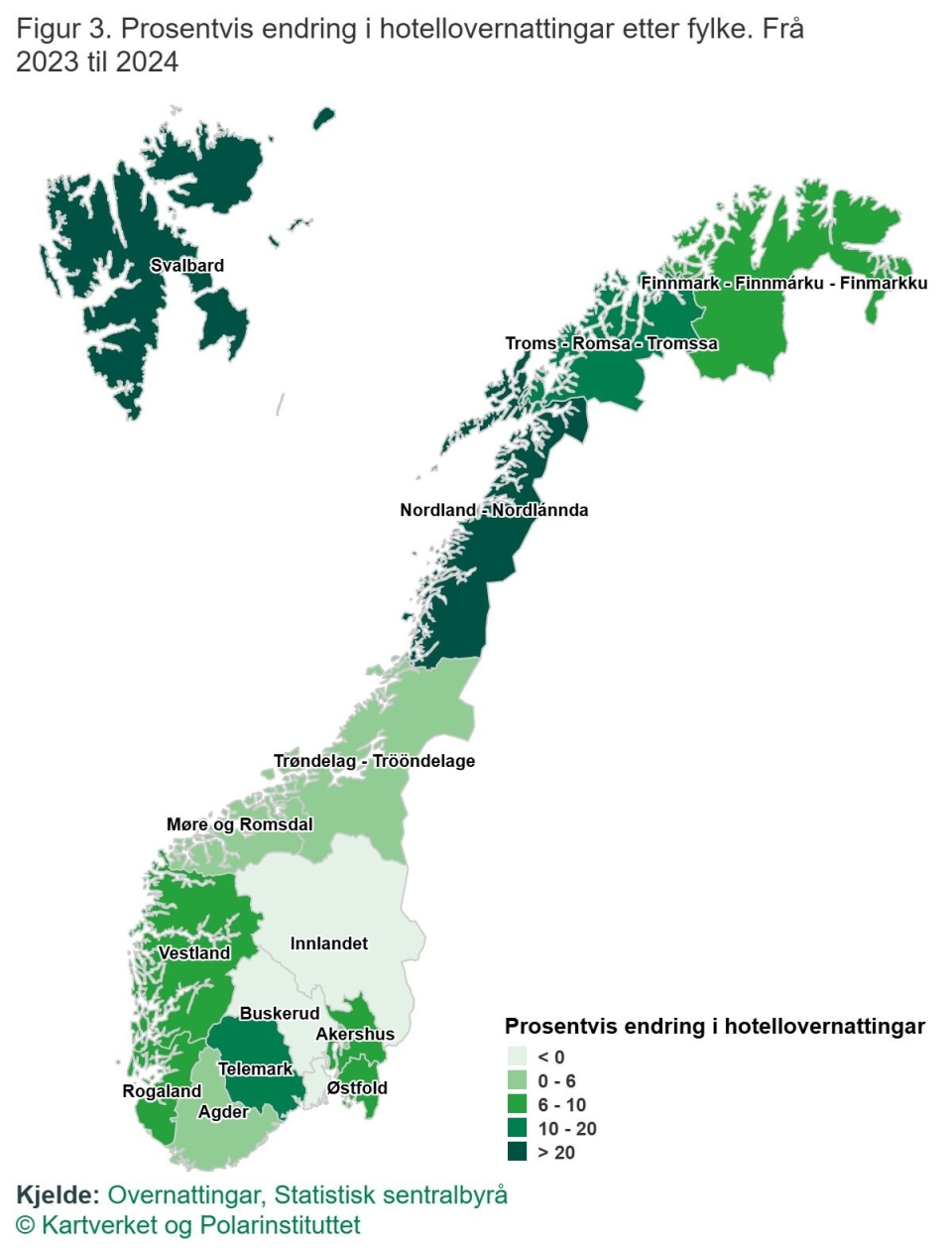 Internasjonal turisme gir ny overnattingsrekord i Norge