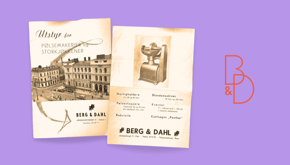 Berg & Dahl – 90 år med kvalitet, innovasjon og lidenskap