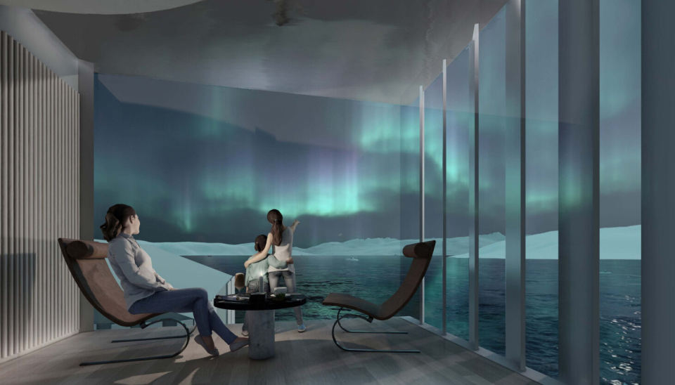 Alle hotellrommene skal vendes ut mot havet og skal gi en følelse av å være alene med naturlandskapet.