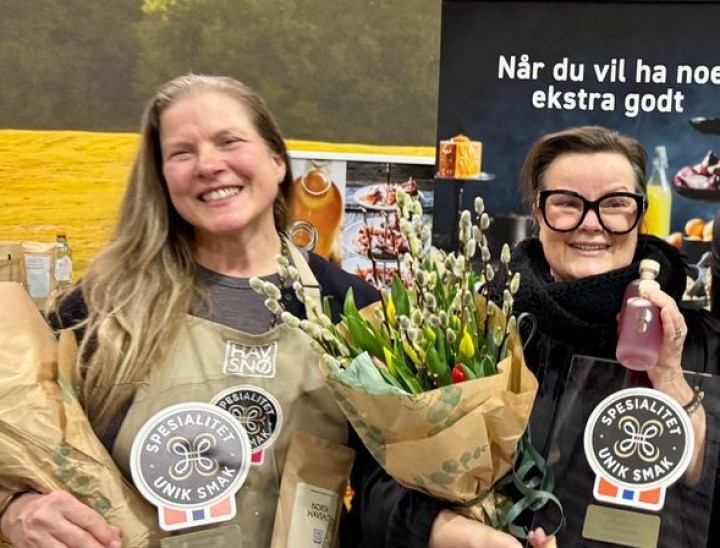 To produkter fikk tildelt Spesialitet