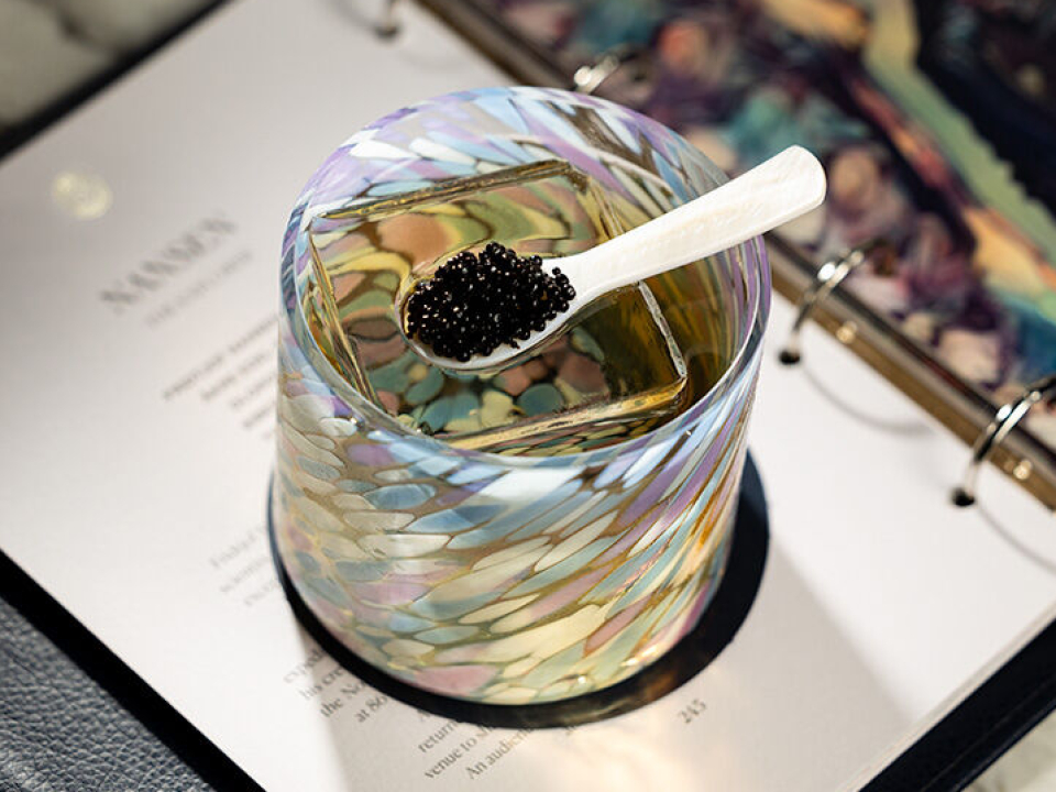 En cocktail inspirert av polfarer Fridtjof Nansen, én av ti historiske personligheter i Britannia Bars meny «Portretter».