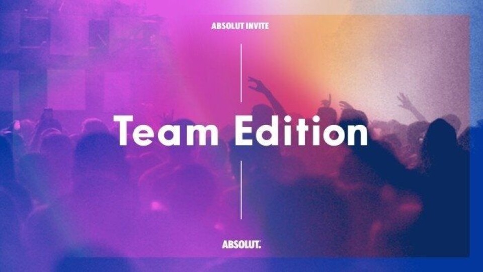 Absolut Invite blir lagkonkurranse