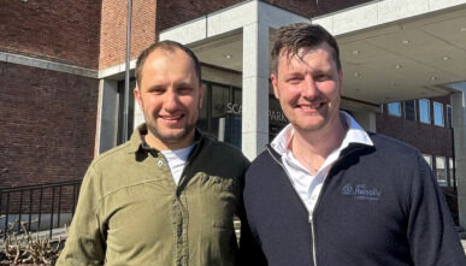 Distriktssjefer Thomas Holy og Truls Sørensen i NHO Reiseliv.