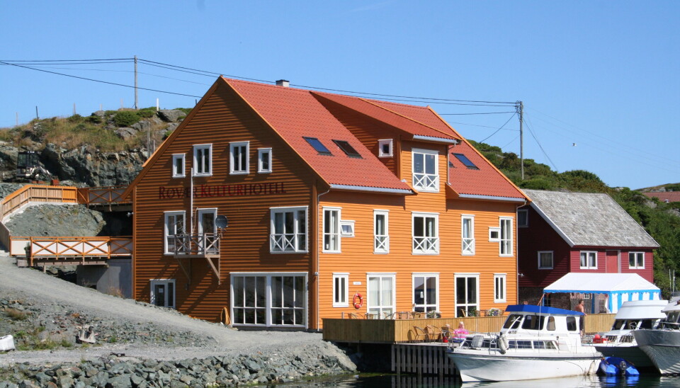 Slik ser hotellet ut i dag, før utbyggingen.