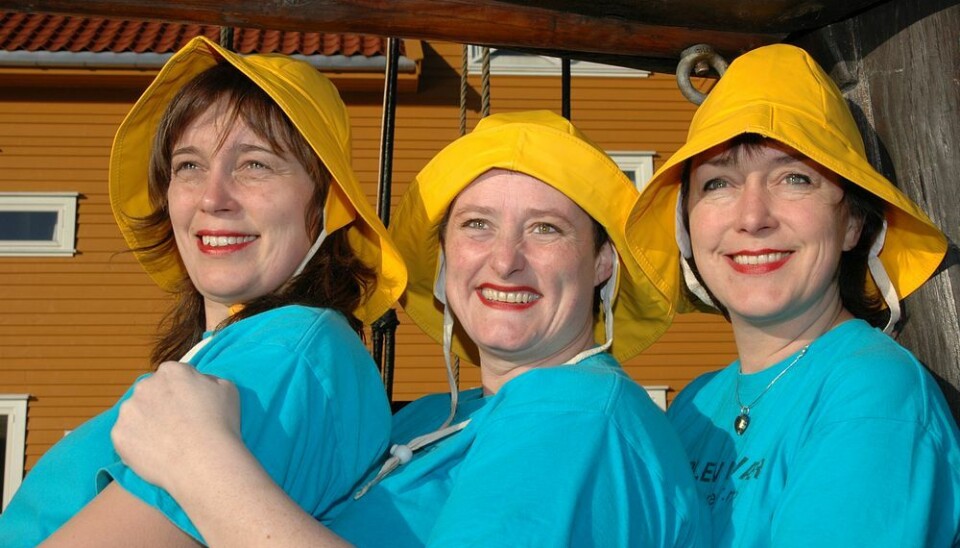 Ingunn Rasmussen (t.v.), Vigdis Harr og Helga Rasmussen startet hotellet i 2005.