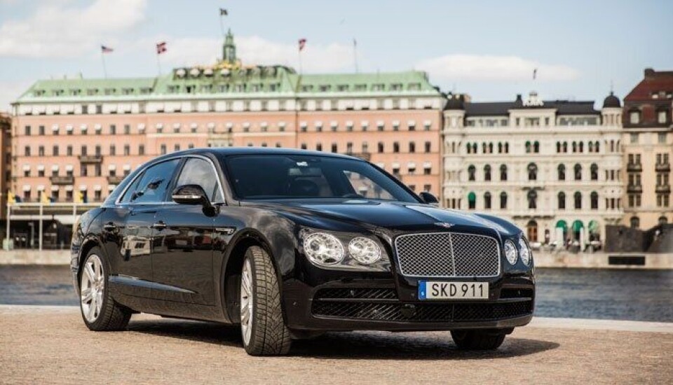 Grand Hotel bestiller Bentley