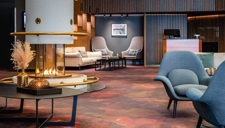 Lobbyen på Radisson Blu Scandinavia Hotel Oslo.