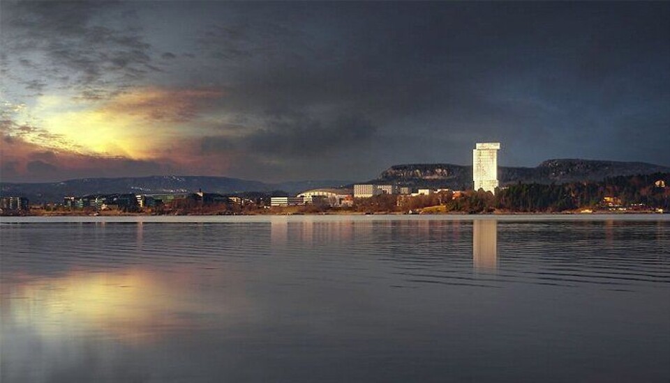 Her er Røkke-tårnet