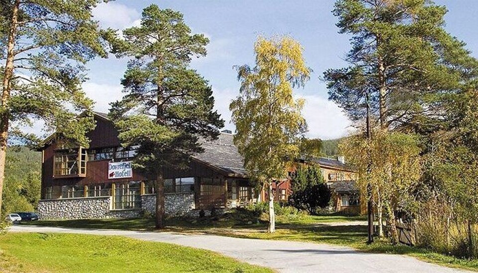 Dovrefjell hotell ødelagt av brann