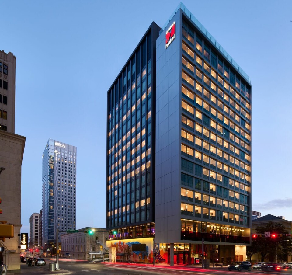 Illustrasjonsbilde av citizenM hotellet i Austin.