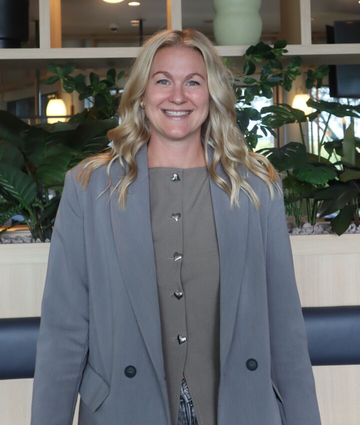 Hotelldirektør Johanna Furenbäck ved Comfort Hotel Runway.
