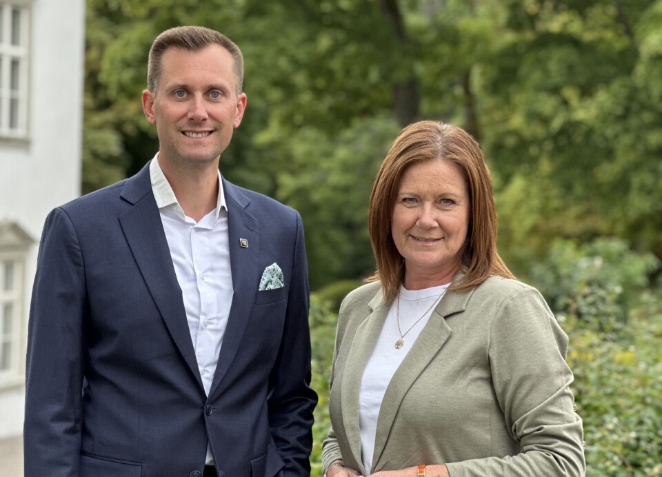 Chief Revenue Officer Alexander Killi og salgsdirektør Trine Rygg i Classic Norway Hotels.