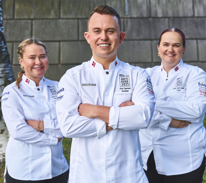 Team Espeland består av Synva Gjerde (t.v.), Aron Espeland og Eline Sofie Sunde.