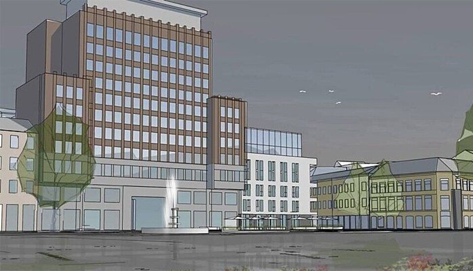 Fikk nei til sju etasjer på Youngstorget