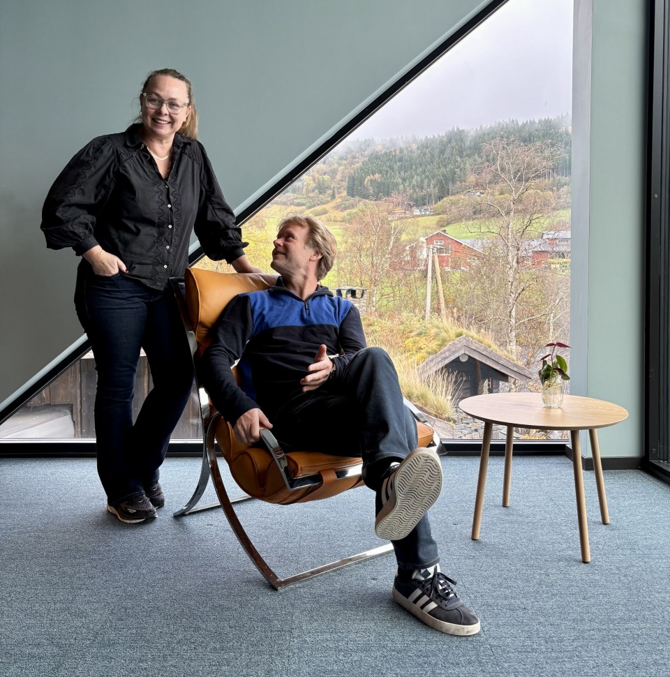 Hotelldirektør Frode Solbakk sammen med hotellsjef Jeanette Lillås.