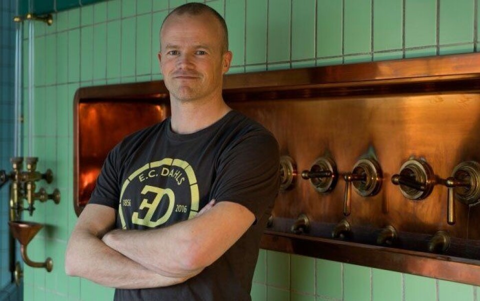 Stolt av det nye bryggeriet