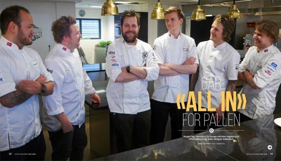 Går «all in» for pallen