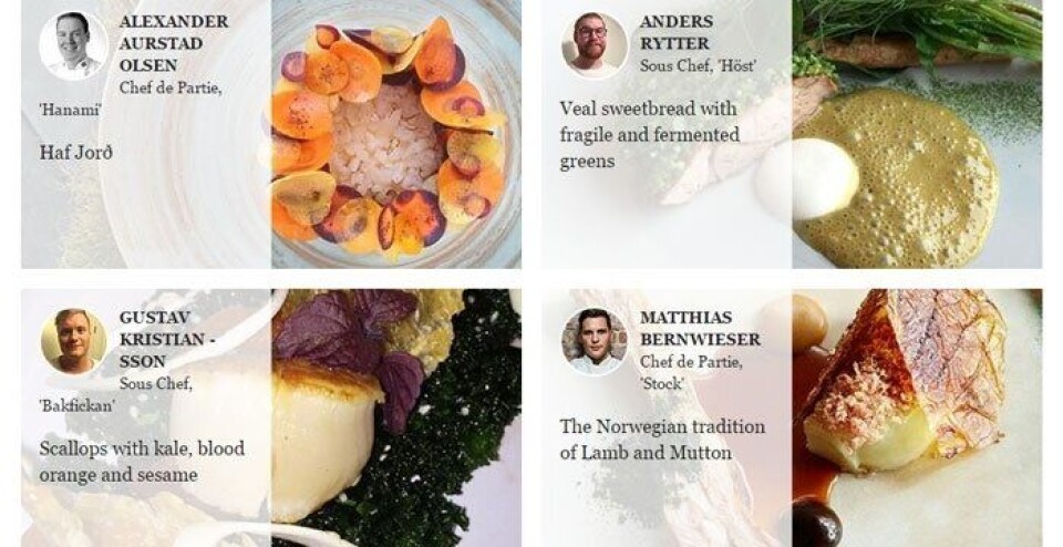 Fem norske kan bli Young Chef 2016