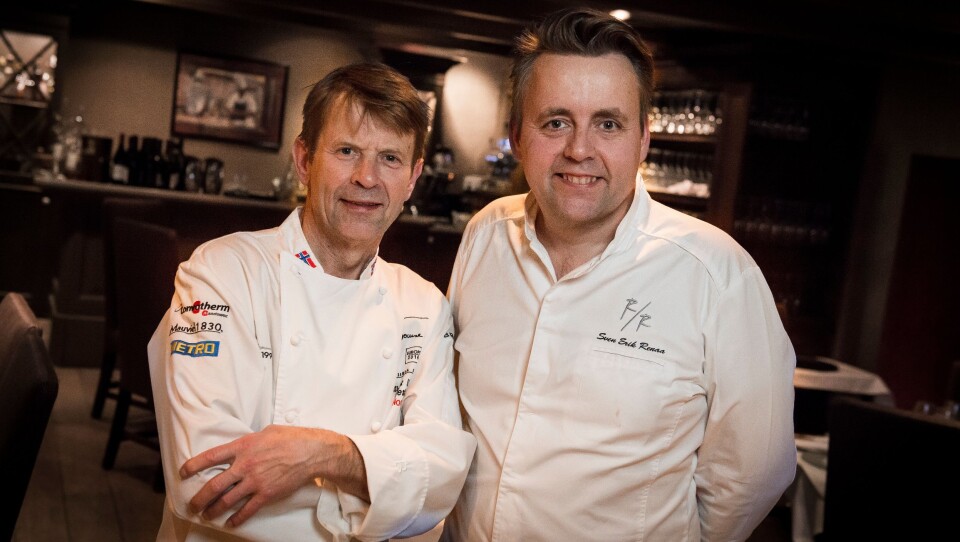 FÅR GOURMETKAFFE: Retaurantene til Lars Erik Underthun og Sven Erik Renaa får eksklusiv Nespresso-kaffe på menyen. Alle foto: Katrine Lunke/APELAND