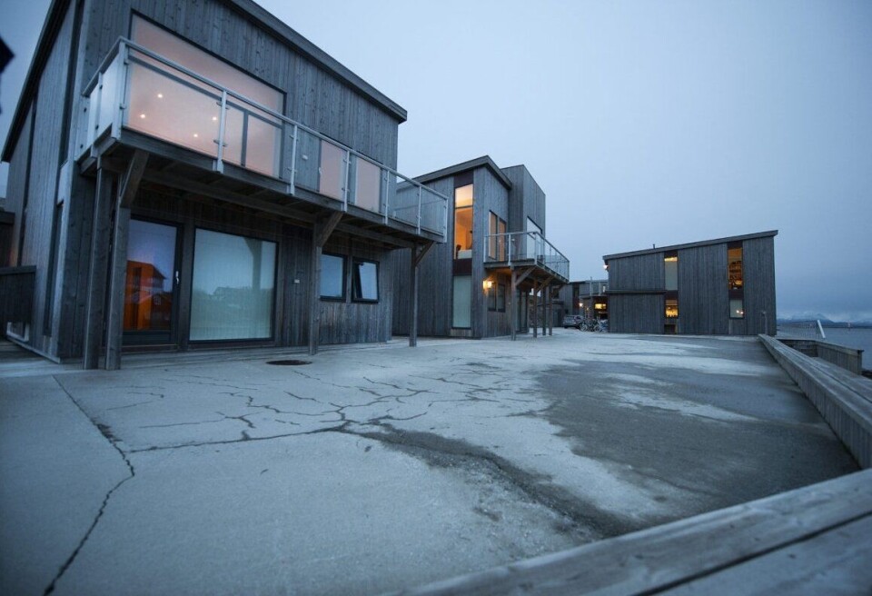 KONTRAST: Den 'gamle' delen av hotellet. Ved ferdigstillelse av nybygget vil hotellet ha en samlet kapasitet på 110 senger fordelt på 60 rom.