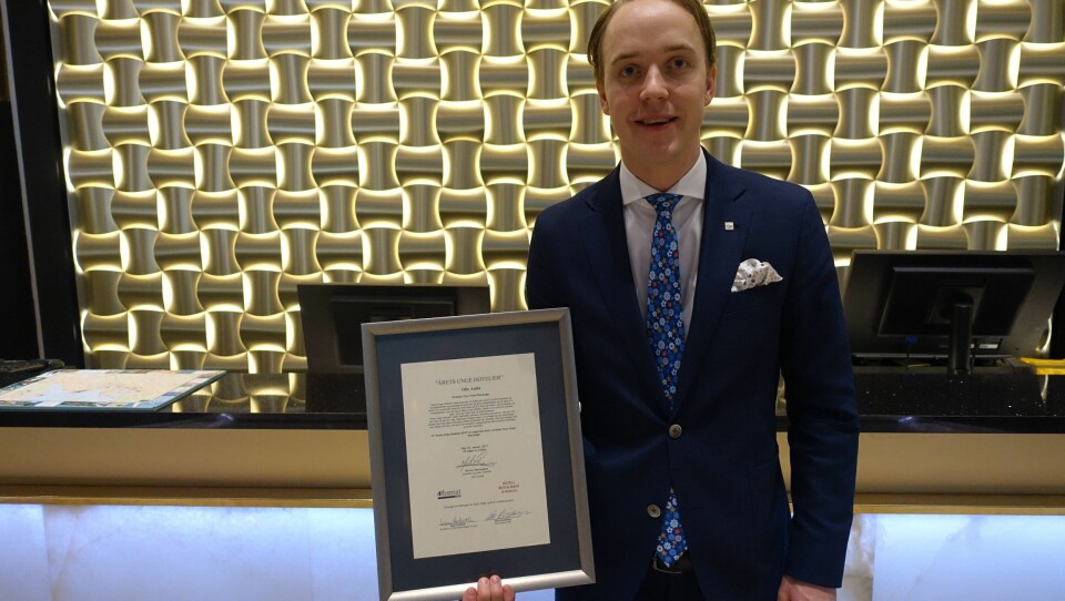 BLID OG FLINK: - Jeg er utrolig stolt, ydmyk og takknemlig over å motta denne ærefulle prisen, sier årets unge hotelier 2016.