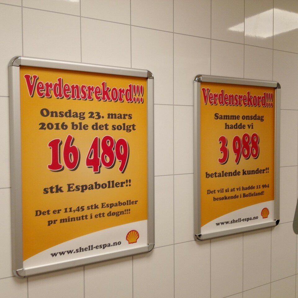 REKORD: 11,45 boller i minuttet, eller en solgt bolle hvert femte sekund. Det er rekorden.