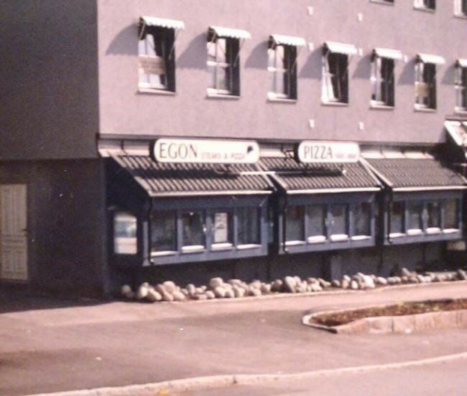 1984: På Nordstrand vart den fyrste Egon-restauranten opna i 1984. Sidan har kjeden vakse og har nå over 30 restaurantar over heile landet. (Foto: Norrein). 1984: På Nordstrand vart den fyrste Egon-restauranten opna i 1984. Sidan har kjeden vakse og har nå over 30 restaurantar over heile landet. (Foto: Norrein).