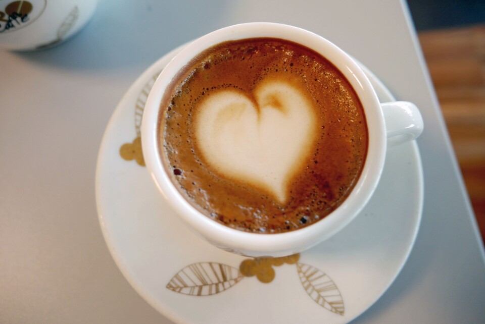 Kaffehjerte. Kaffehjerte.