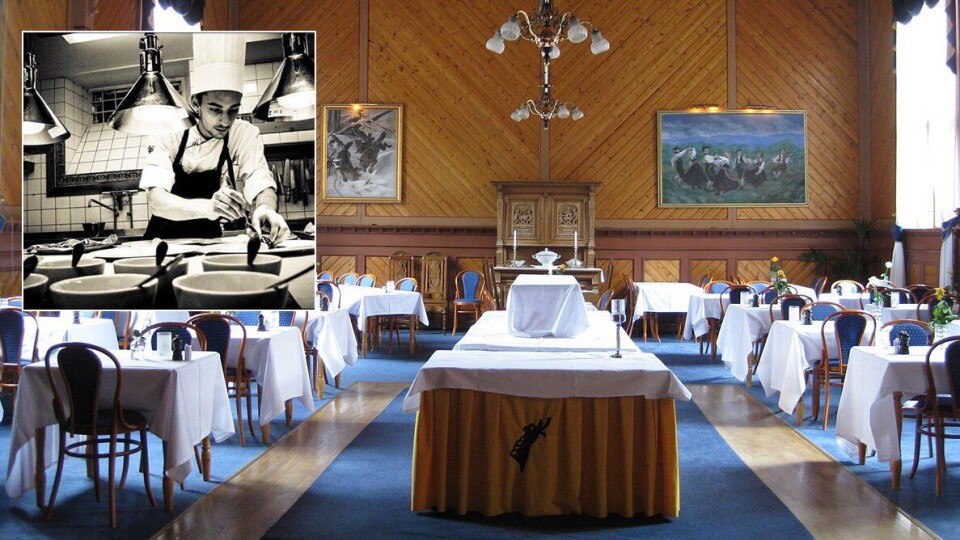 DUELL: Her i restauranten på Dalen Hotel skal den kulinariske dysten avgjøres. Foto: Vidar Iversen/Wikipedia Commons.