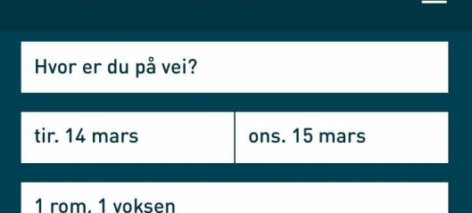 Ny app fra Nordic Choice