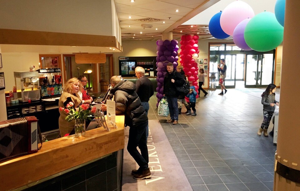 FERIEHYGGE: I alle ferier omdannes hotellet til barnas hotell med forskjellige tema.