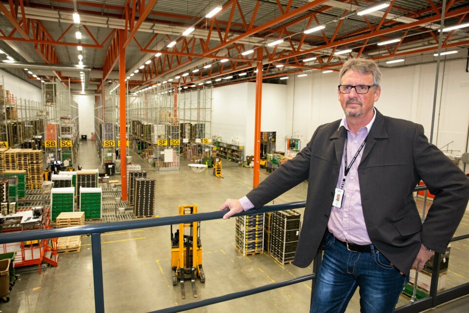 SJEF: Terminalsjef Arild Steen styrer frukt og grønt-logistikk i milliardklassen.