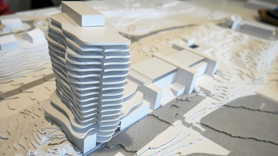 HØYT: Slik blir The Well Hotell hvis utbyggerne og arkitektene får de som de vil.