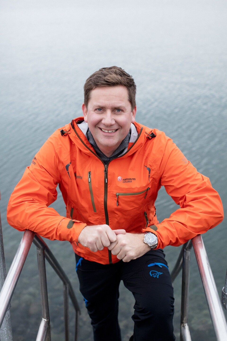 SJEF: Konsernsjef i Hurtigruten Daniel Skjeldam har grunn til å smile.