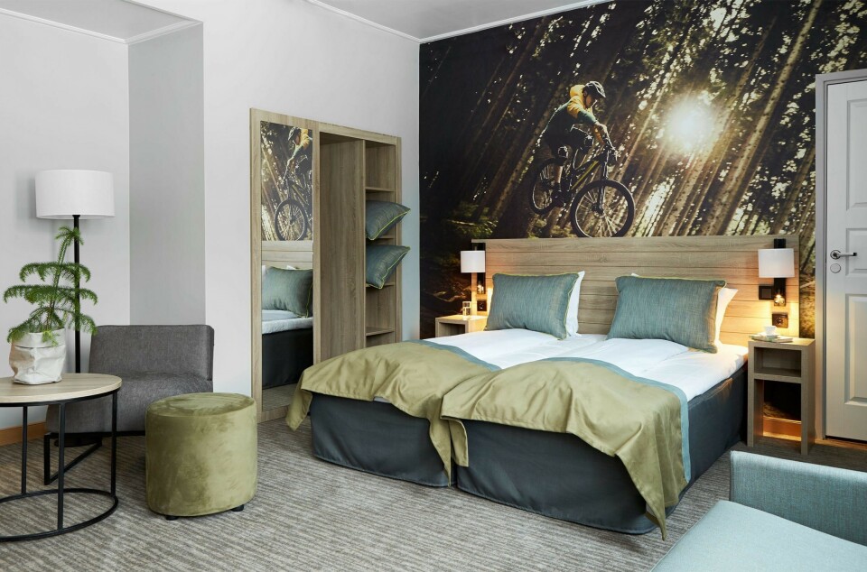 NYTT: Store deler av hotellet er nyoppusset, deriblant rommene. NYTT: Store deler av hotellet er nyoppusset, deriblant rommene.
