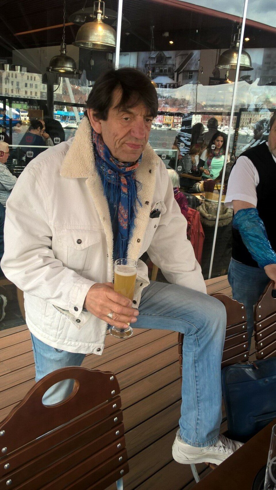 VIP: Helge Jordal mente det var et perfekt øl til sjømat.