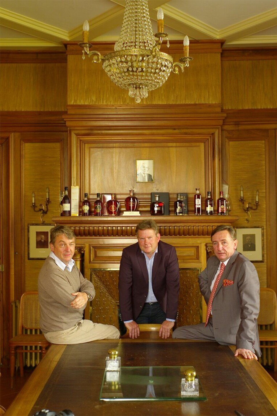 BRØDRENE: Det er denne trioen som styrer Braastad-selskapet. De er fjerde generasjon.