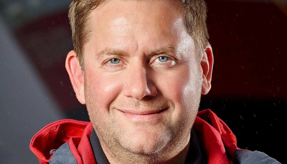 FORNØYD: Daniel Skjeldam, Konsernsjef i Hurtigruten.