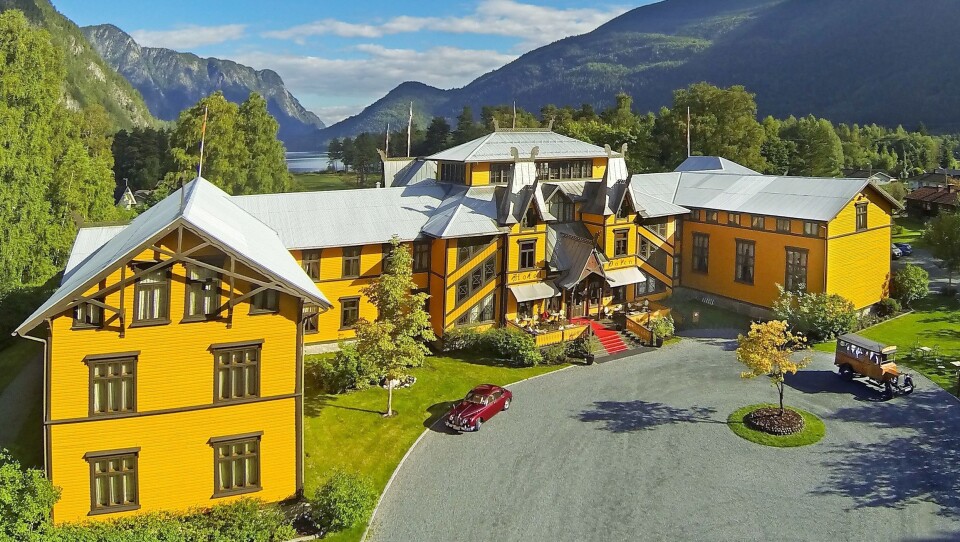 FIKK PRIS: Dalen Hotel i Telemark vant pris i kategorien Historic Hotel Host of the Year Award 2018.