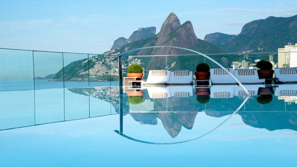 4. plass: Hotel Fasano, Rio de Janeiro – det perfekte bassengbildet .