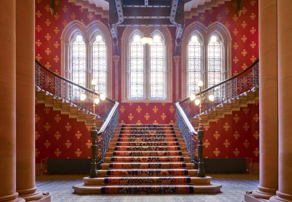1. plass: St. Pancras Renaissance Hotel London, Storbritannia – kjent fra musikkvideoen til Spice Girls' superhit «Wannabe».