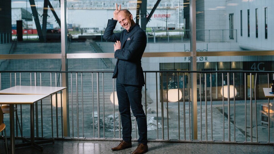 FLYT: Systemene til Bjørn Anskau og Millum sørger for at norske aktører innen storhusholdning får varene sine.