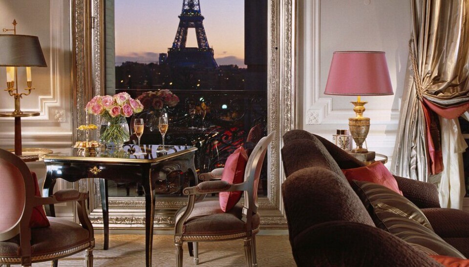 2. plass: Hotel Plaza Athénée, Paris – en utsikt du sent vil glemme.