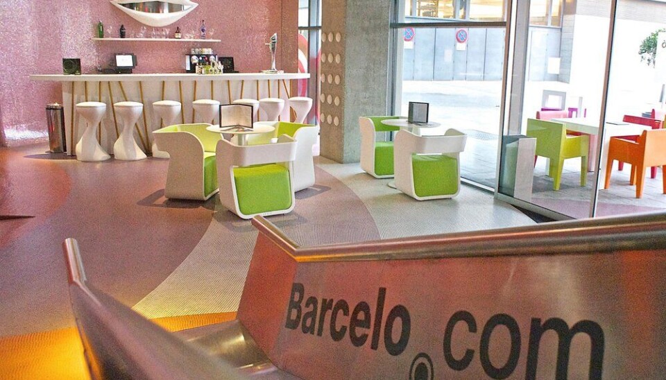 7. plass: Barceló Málaga, Spania – en leken hotellobby.