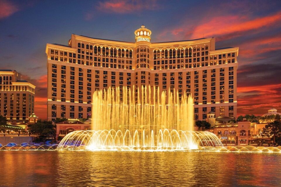 9. plass: Bellagio, Las Vegas – det ultimate geofilteret.