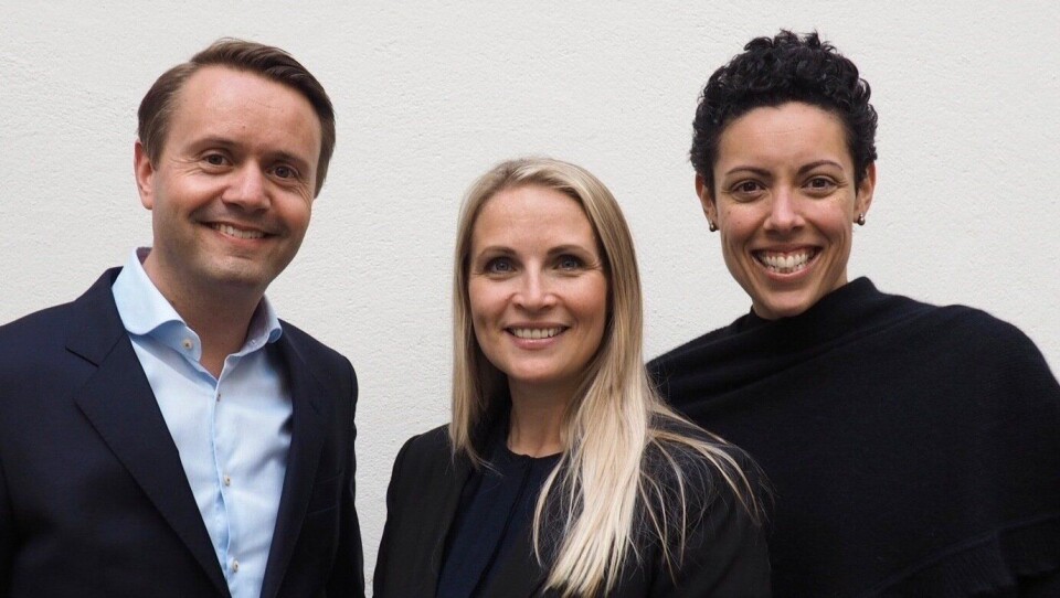 NYE LEDERE: Gjøran Sæther (t.v), har hentet inn Renate Lindmark og Naja Boone til sitt kommersielle team.