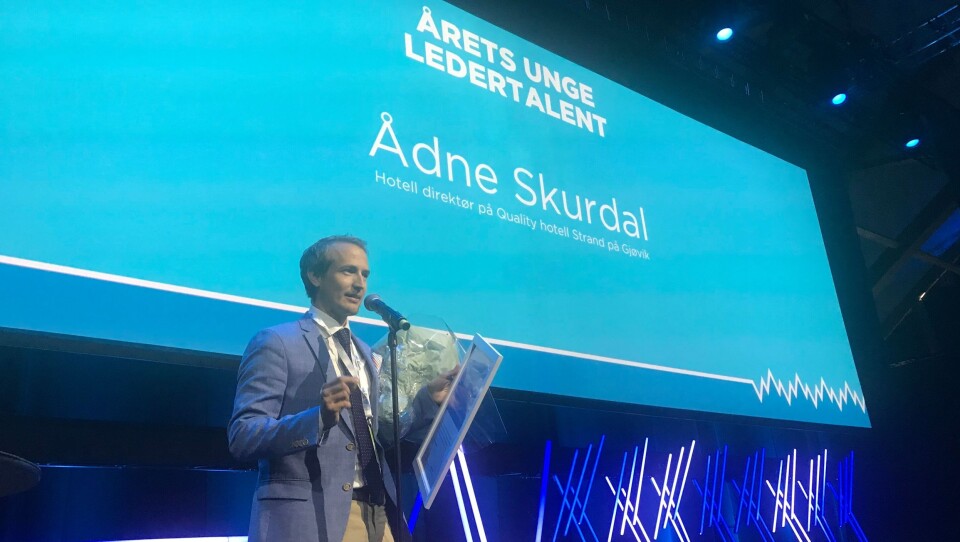 FIKK PRIS: Ådne Skurdal er tildelt prisen NHO Reiselivs Unge Ledertalent for 2018. FIKK PRIS: Ådne Skurdal er tildelt prisen NHO Reiselivs Unge Ledertalent for 2018.