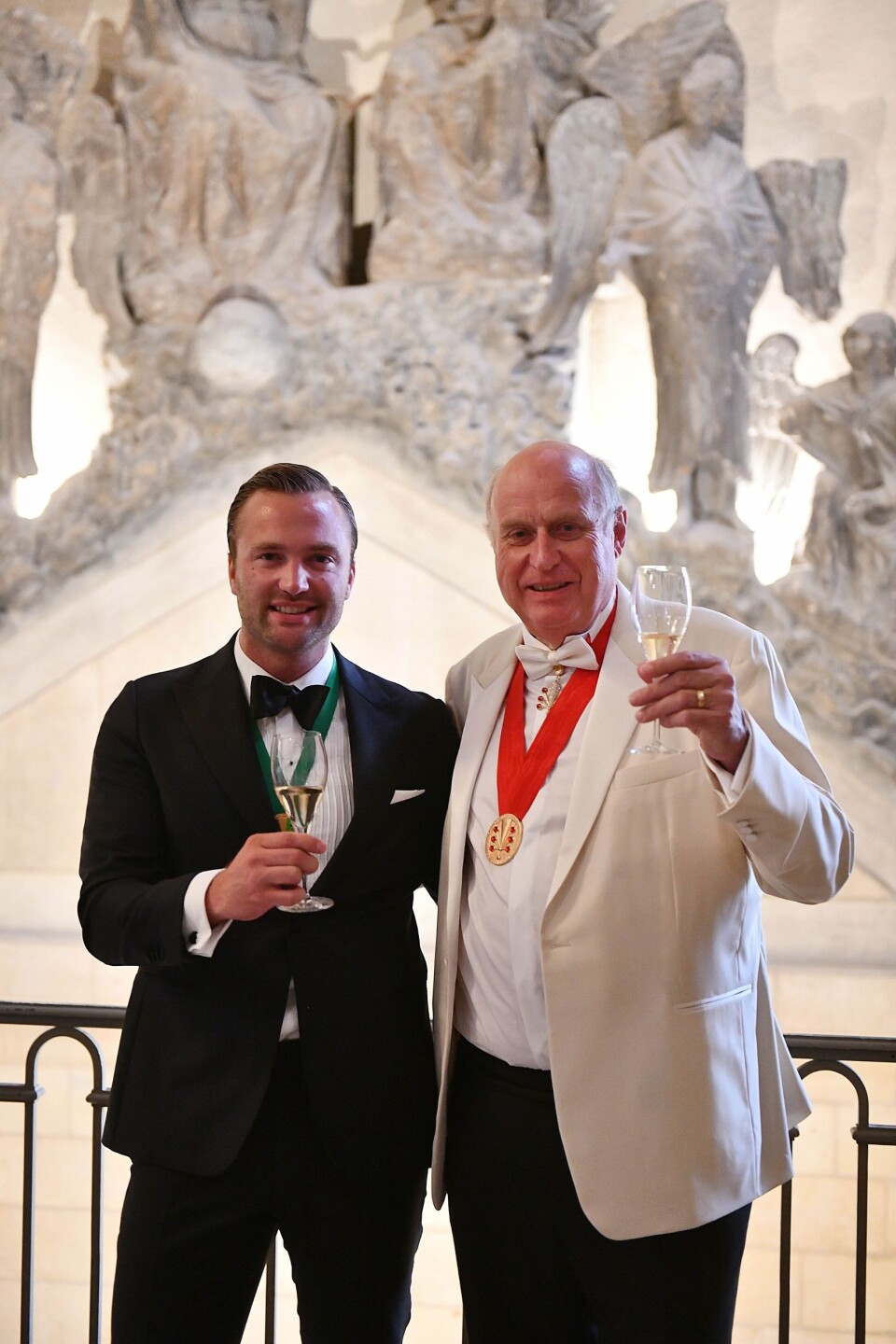 SKÅL: Philippe Baijot (t.h.), President of Champagne Lanson og Ole Steinsholt fra Solera og Norge. SKÅL: Philippe Baijot (t.h.), President of Champagne Lanson og Ole Steinsholt fra Solera og Norge.