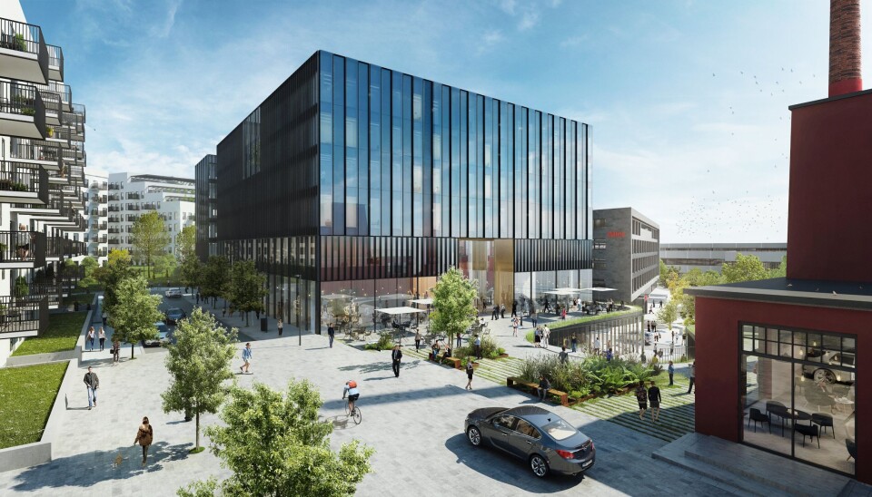 SLIK BLIR DET: De foreløpige tegningene tyder på at det nye Stordalen-hotellet på Hasle blir slik.